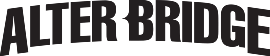 Band Logo Alter Bridge - black  font-colour- transparent background