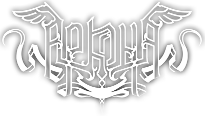 Band Logo Arkona - white font-colour, transparent background