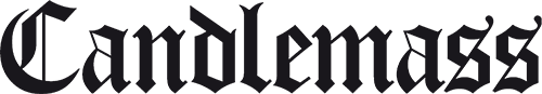 Band Logo Candlemass - black font-colour - transparent background