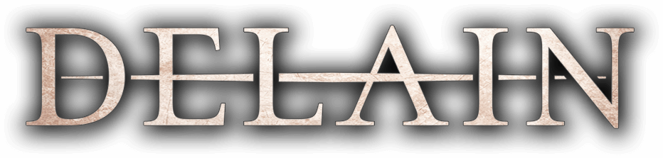 Band Logo Delain - transparent background