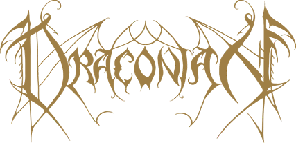 Band Logo Draconian golden font-colour transparent background