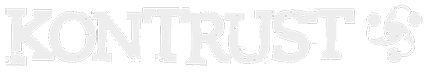 Band logo Kontrust - white font-colour - transparent background