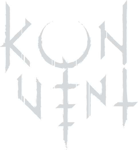 Band logo Konvent transparent white