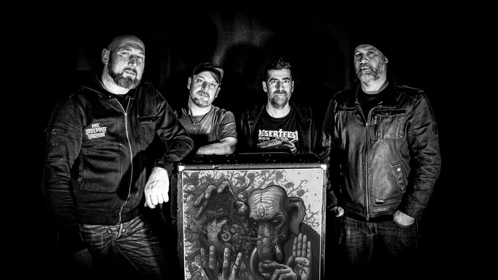 My Sleeping Karma - German Instrumental Psychedelic Ambient Rock Band - Black and White