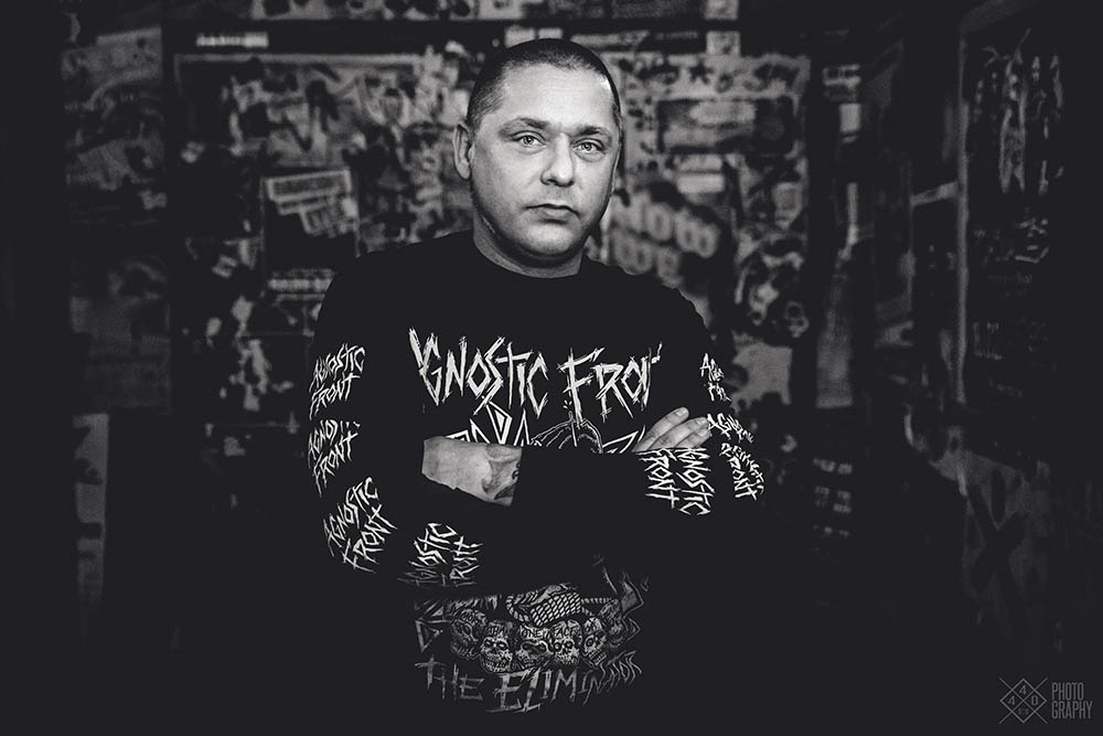 Tommi - Toxpack's lead guitarist - Black and White